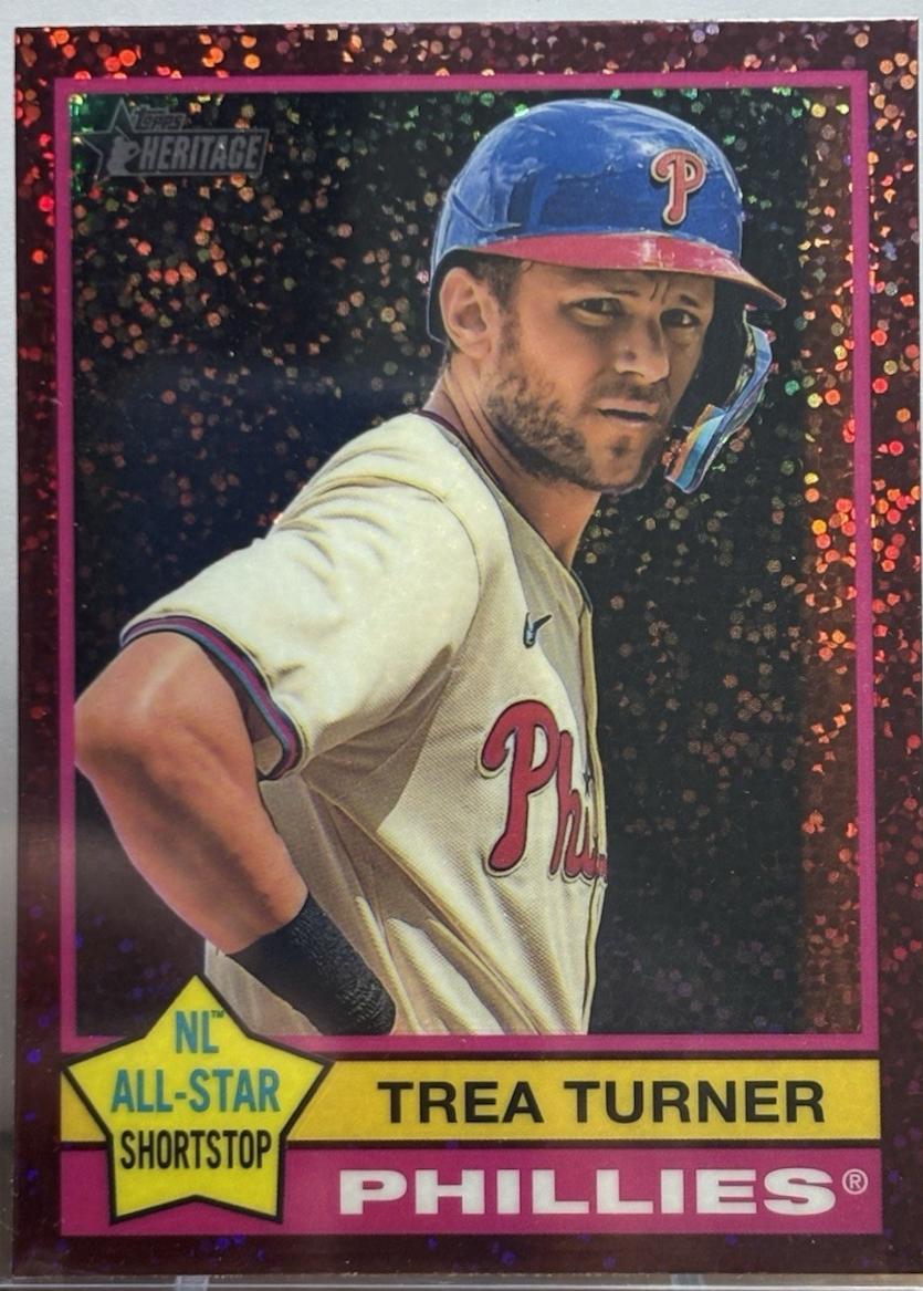 Trea Turner [Burgundy Sparkle] #48