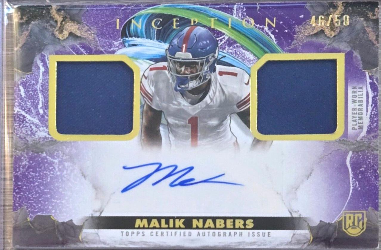 Malik Nabers [Orange] #RA-MN