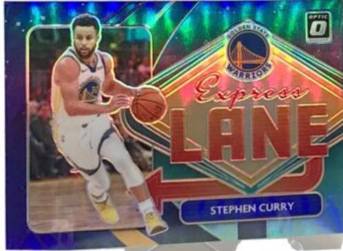Stephen Curry #3 Basketball Cards 2020 Panini Donruss Optic Express Lane