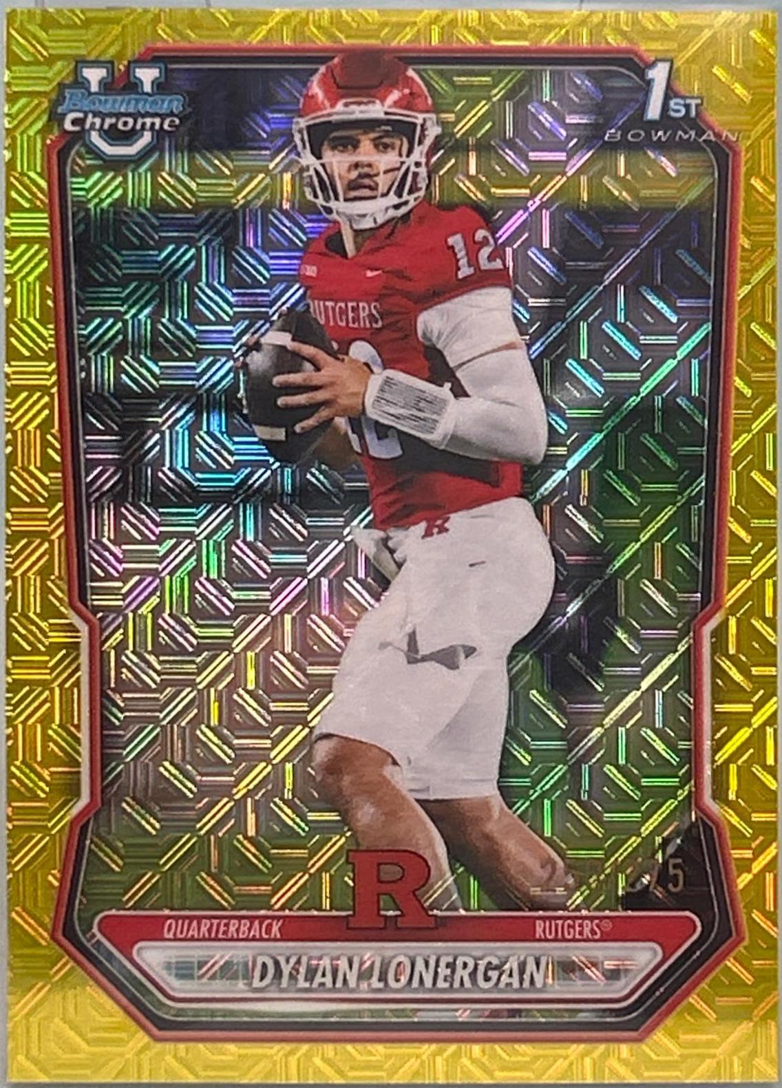 Dylan Lonergan #BCP-21 2026 Bowman Chrome Prospect Football