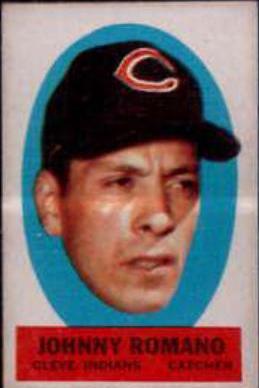 Johnny Romano Baseball Cards 1963 Topps Peel Offs