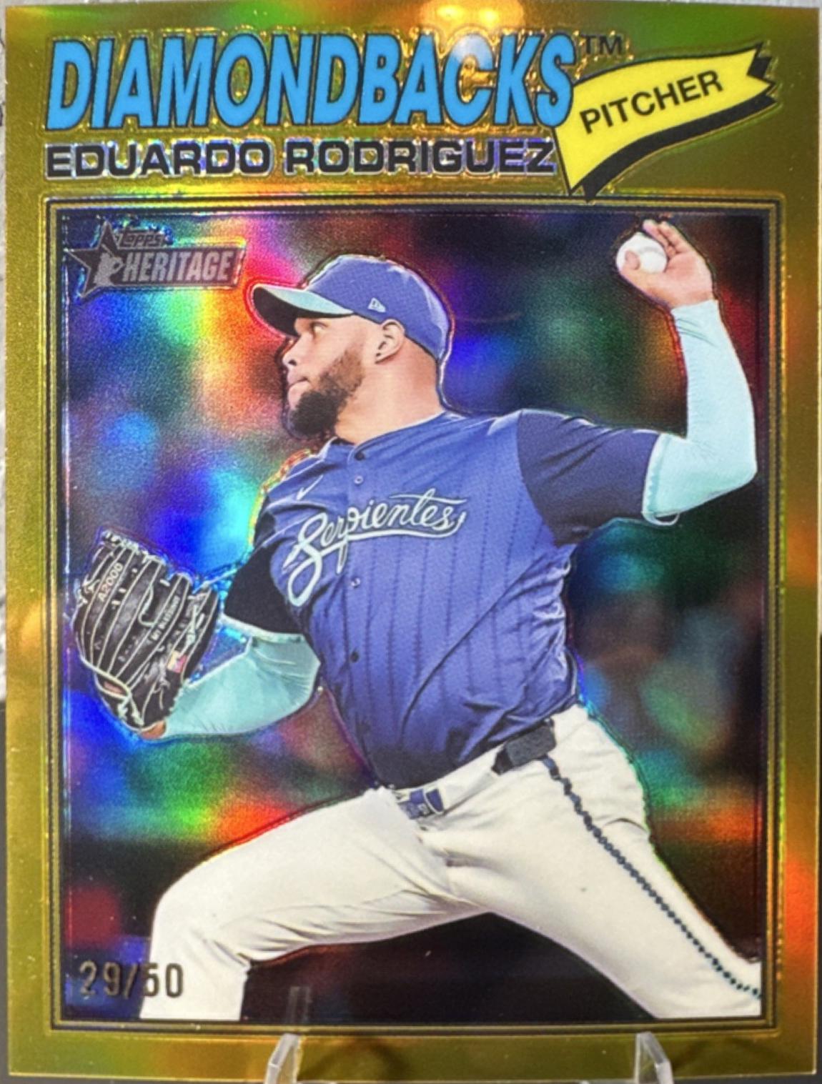 Eduardo Rodriguez [Gold Bordered Chrome] #288