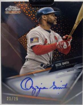 Ozzie Smith [Orange Refractor] #CBA-OS