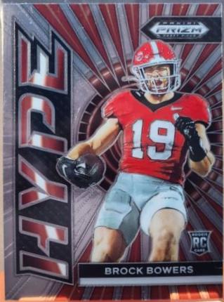 Brock Bowers #HP-BB Football Cards 2024 Panini Prizm Draft Picks Hype