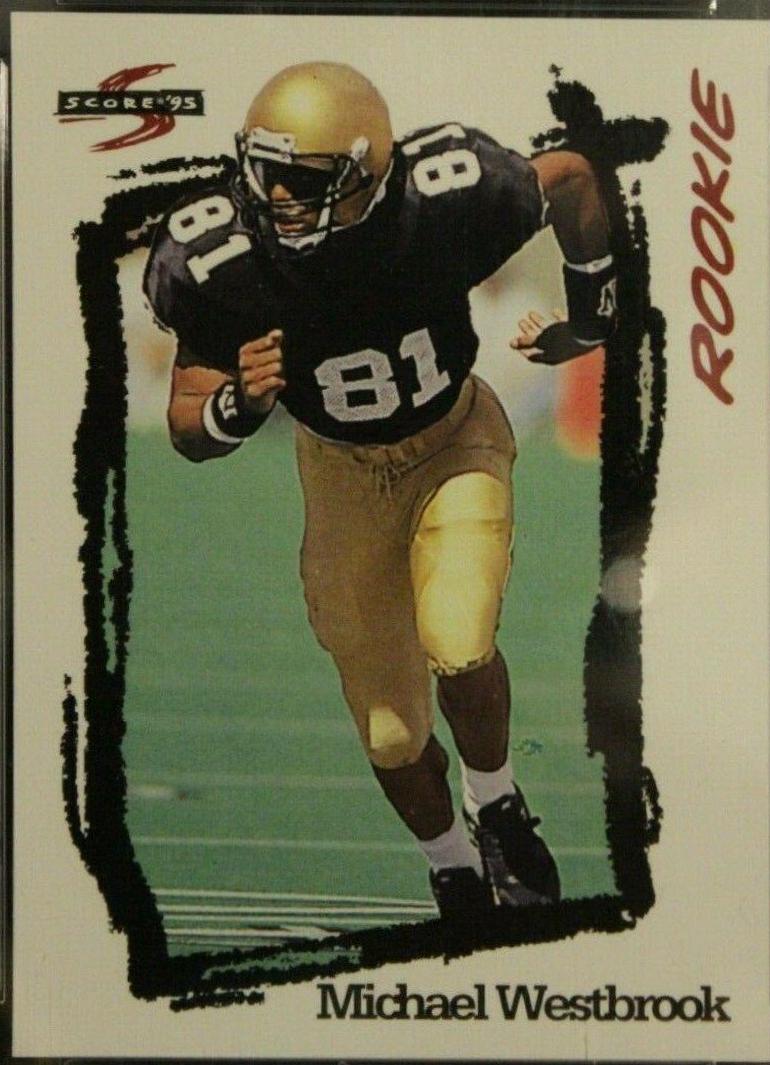 Michael Westbrook #253 Football Cards 1995 Panini Score