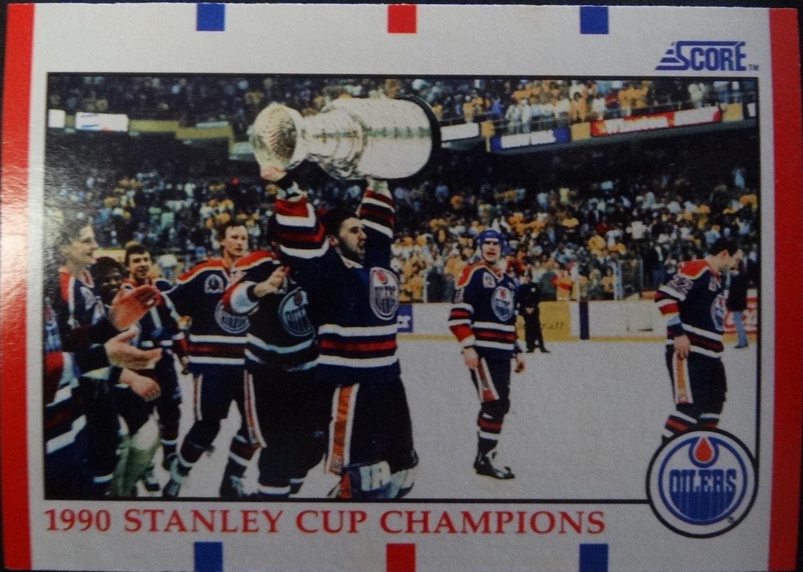 Stanley Cup Champions #331 Hockey Cards 1990 Score