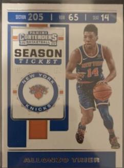 Allonzo Trier #4 Basketball Cards 2019 Panini Contenders