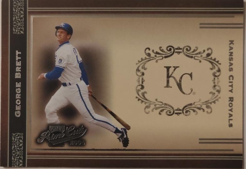 George Brett #47 2004 Playoff Prime Cuts Baseball