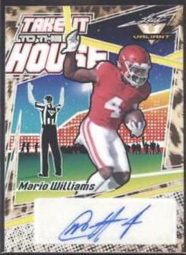 Mario Williams #TH-MW1 2022 Leaf Valiant Autographs Take It To The House Football