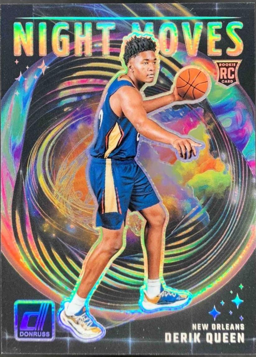 Derik Queen #8 2025 Panini Donruss Night Moves Basketball