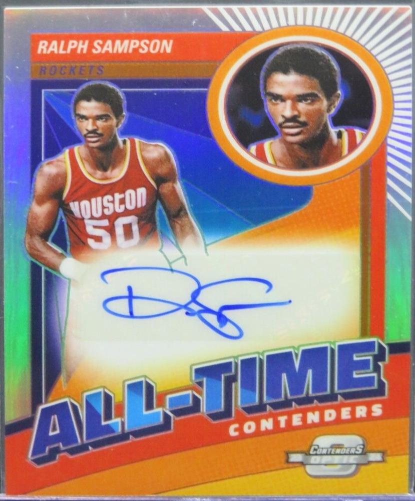 Ralph Sampson #8 Basketball Cards 2023 Panini Contenders Optic All-Time Autograph