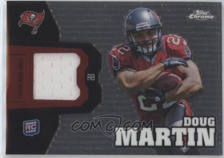 Doug Martin #RR9 Football Cards 2012 Topps Chrome Rookie Relics