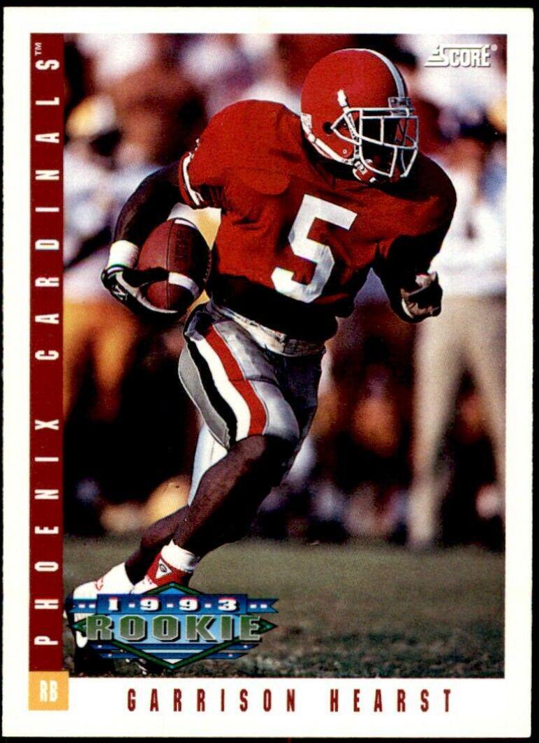 Garrison Hearst #315 Football Cards 1993 Panini Score