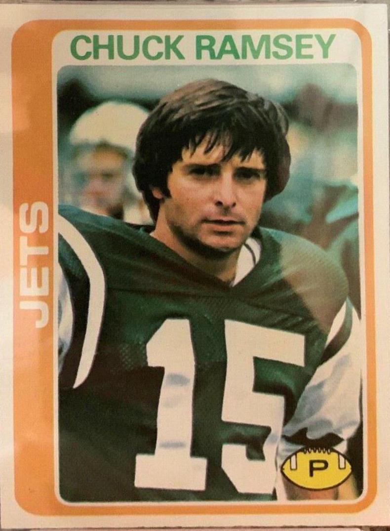 Chuck Ramsey #186 Football Cards 1978 Topps
