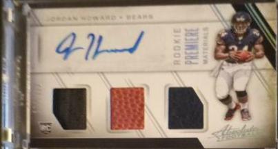 Jordan Howard [Rookie Premiere Materials Autograph] #233