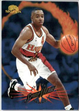 Spud Webb #152 Basketball Cards 1995 Skybox Premium