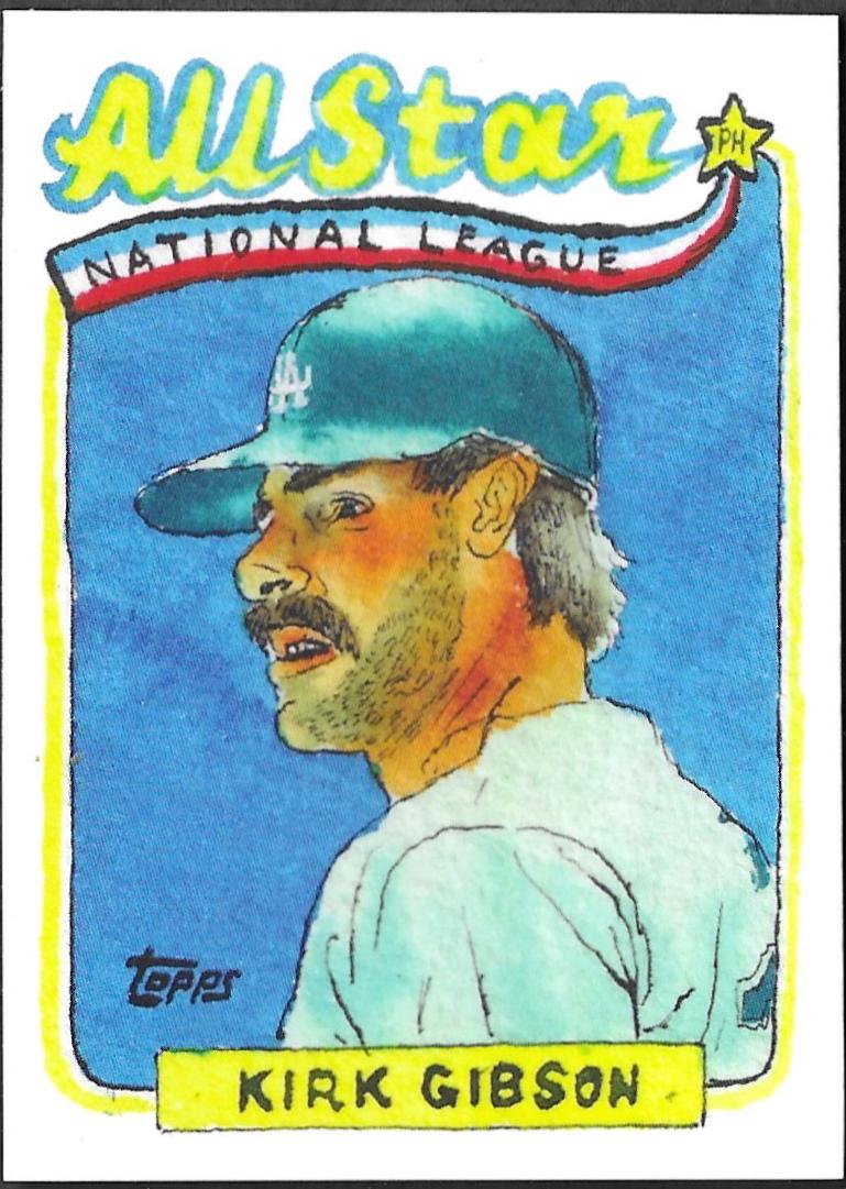Kirk Gibson [Topps Logo Laminate] #74