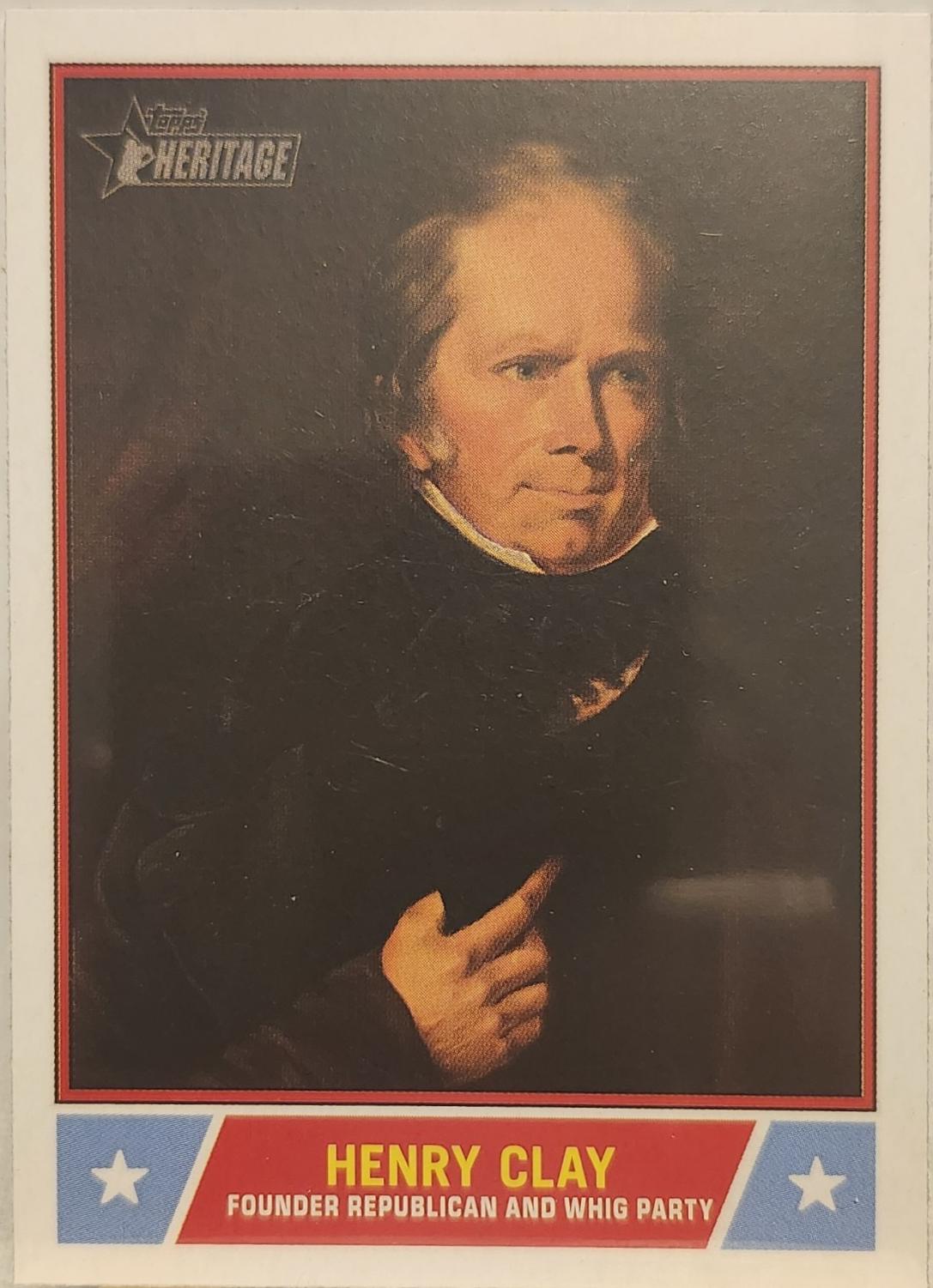 Henry Clay #NS-91 Baseball Cards 2025 Topps Heritage Notable American