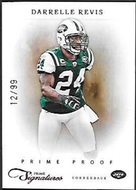Darrelle Revis #41 Football Cards 2011 Panini Prime Signatures