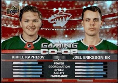 Kirill Kaprizov / Joel Eriksson Ek #CGO-10 Hockey Cards 2024 Upper Deck Gaming Co-Op