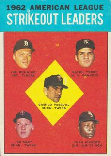 1962 American League Strikeout Leaders