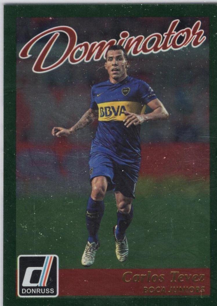 Carlos Tevez #16 Soccer Cards 2016 Panini Donruss Dominator