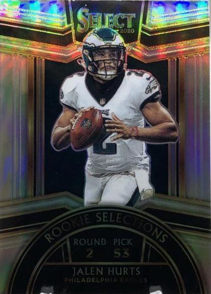 Jalen Hurts #RS-19 Football Cards 2020 Panini Select Rookie Selections