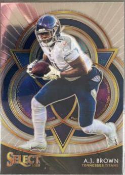 A.J. Brown Football Cards 2020 Panini Select Phenomenon