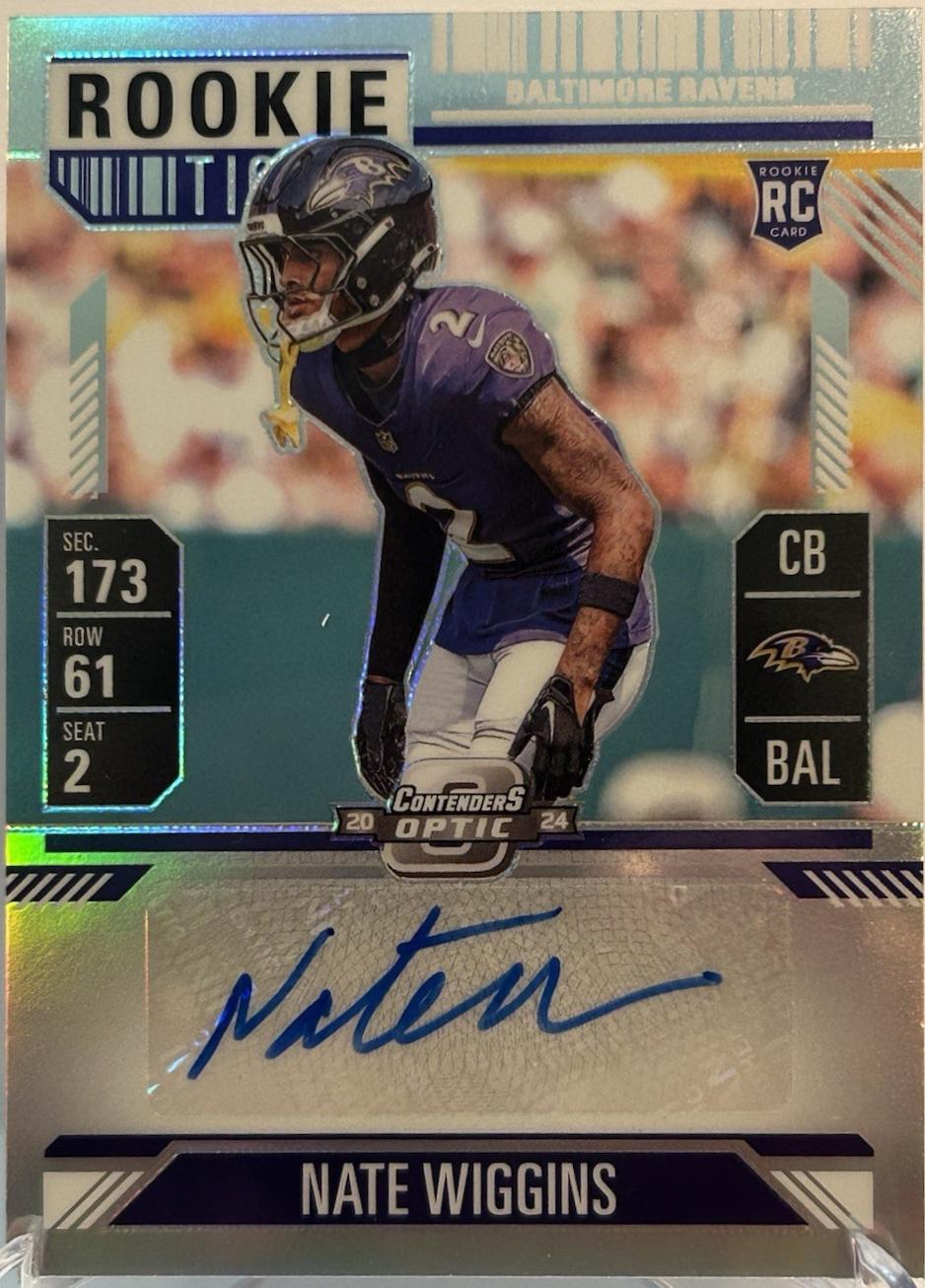 Nate Wiggins #148 2024 Panini Contenders Optic Football