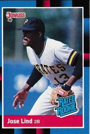 Jose Lind #38 Baseball Cards 1988 Donruss