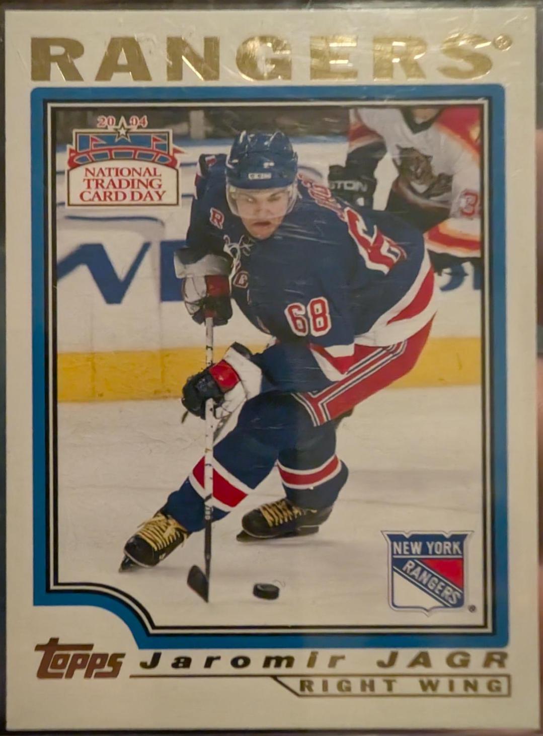 Jaromir Jagr #12 Hockey Cards 2004 National Trading Card Day