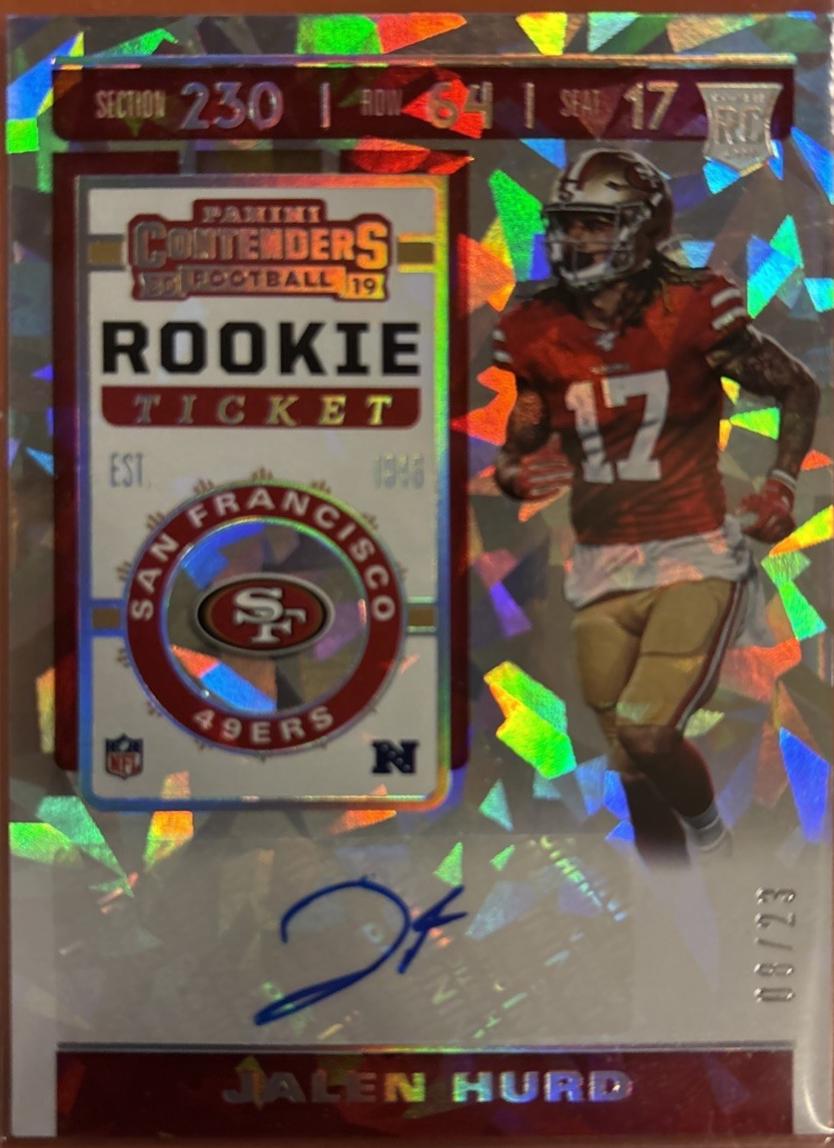 Jalen Hurd [Autograph Cracked Ice] #156