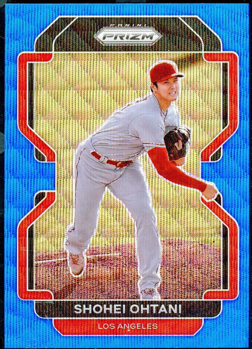 Shohei Ohtani [Blue Wave Prizm] #41 Prices | 2022 Panini Prizm ...