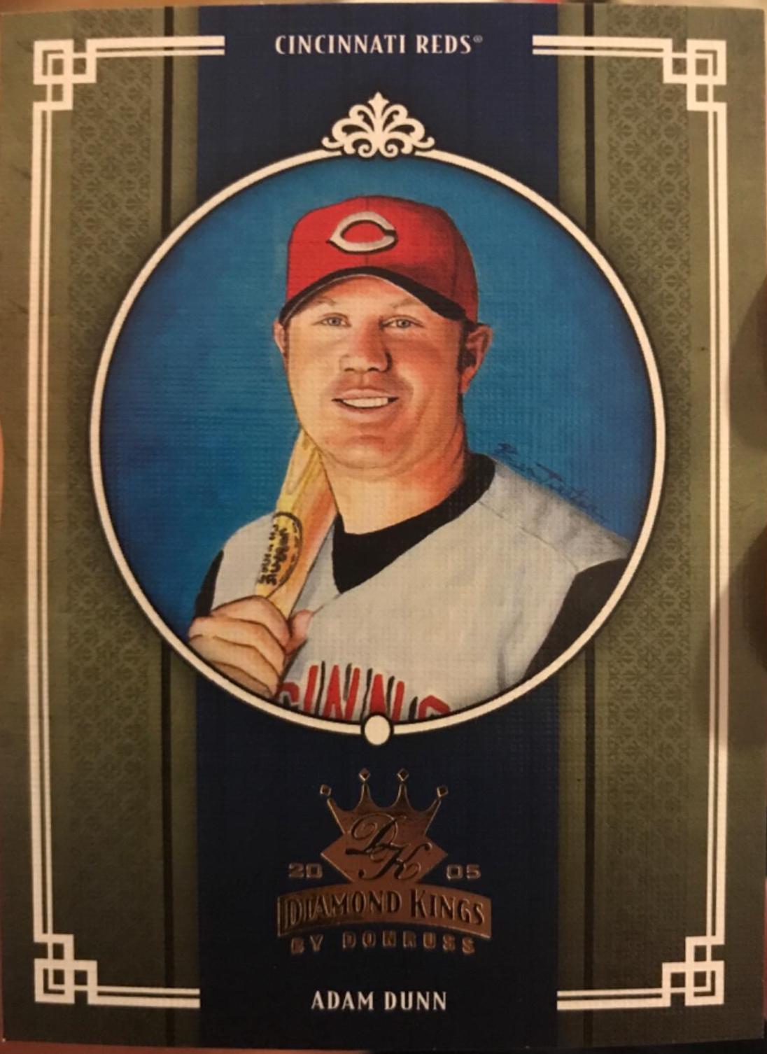 Adam Dunn #69 Baseball Cards 2005 Donruss Diamond Kings
