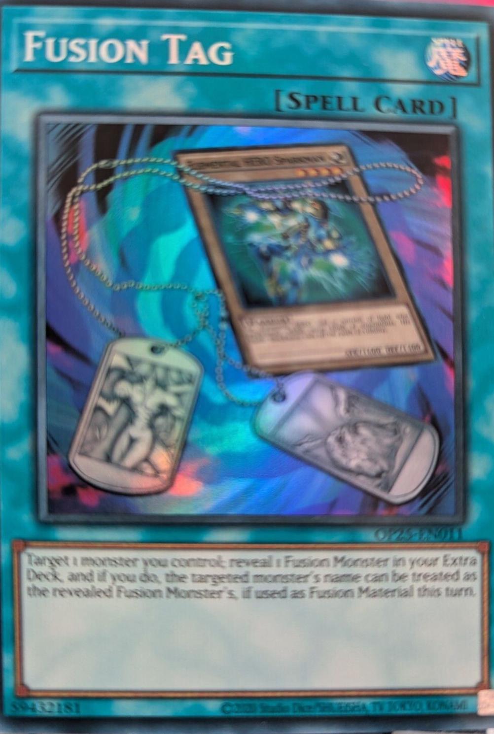 Fusion Tag OP25-EN011 YuGiOh OTS Tournament Pack 25