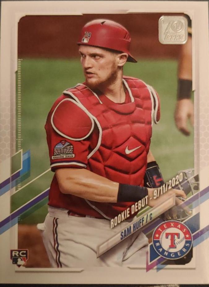 Sam Huff #US71 Baseball Cards 2021 Topps Update