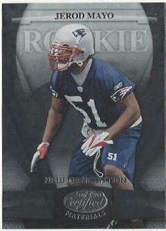 Jerod Mayo #169 2008 Leaf Certified Materials Football