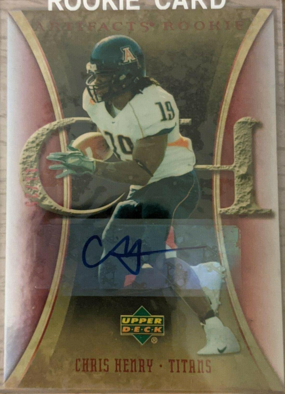 Chris Henry [Autograph] #109