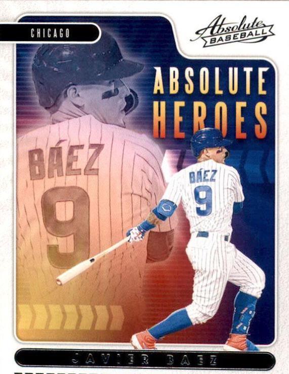 Javier Baez #AH14 Baseball Cards 2020 Panini Absolute Heroes