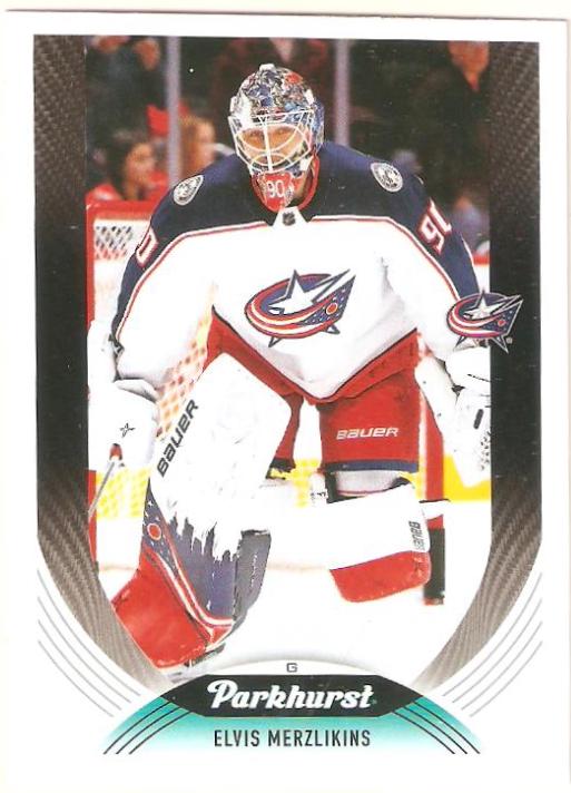 Elvis Merzlikins #182 2020-21 Parkhurst Hockey