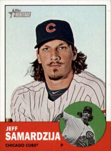 Jeff Samardzija #31 Baseball Cards 2012 Topps Heritage