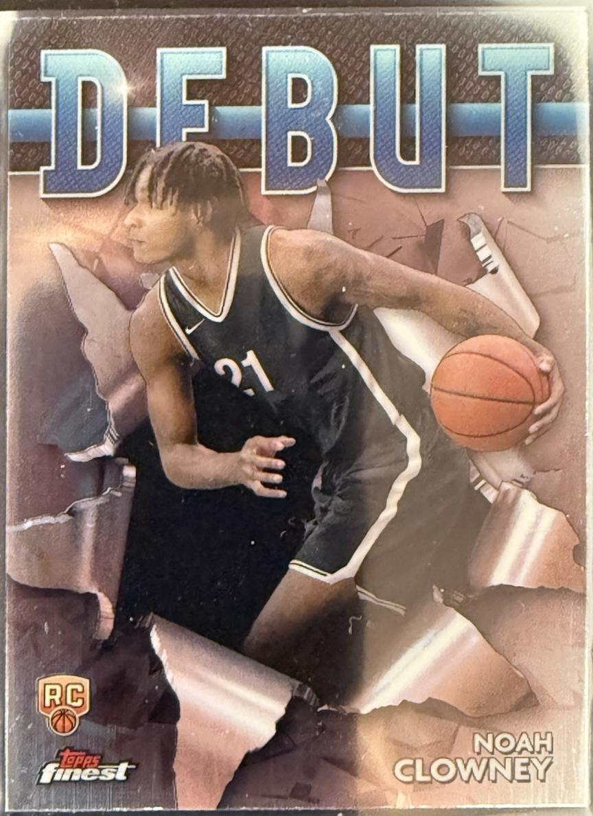 Noah Clowney #D-13 Basketball Cards 2023 Topps Finest Debut