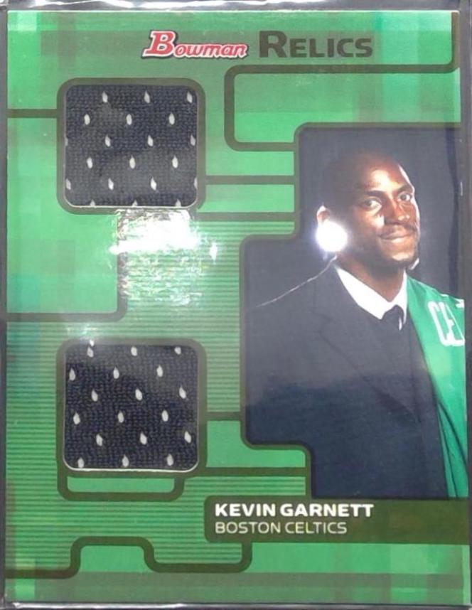 Kevin Garnett #2 Basketball Cards 2007 Bowman Relics