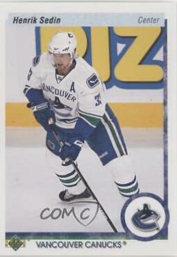 Henrik Sedin #7 Hockey Cards 2010 Upper Deck