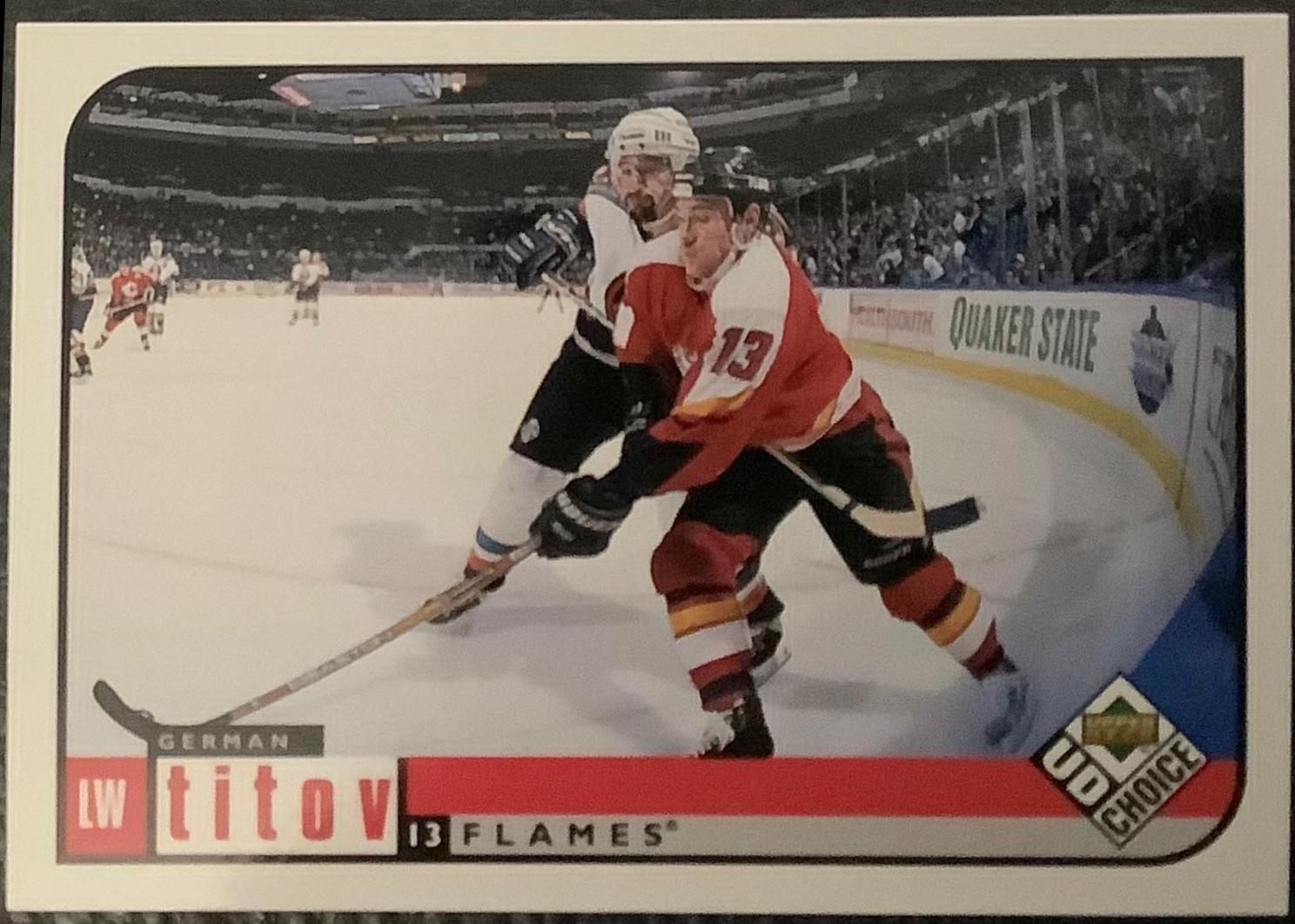 German Titov #30 Hockey Cards 1998 UD Choice