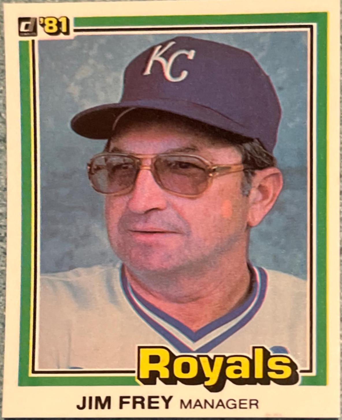 Jim Frey #464 Baseball Cards 1981 Donruss