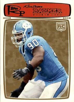 Kentwan Balmer #216 Football Cards 2008 Topps Rookie Progression