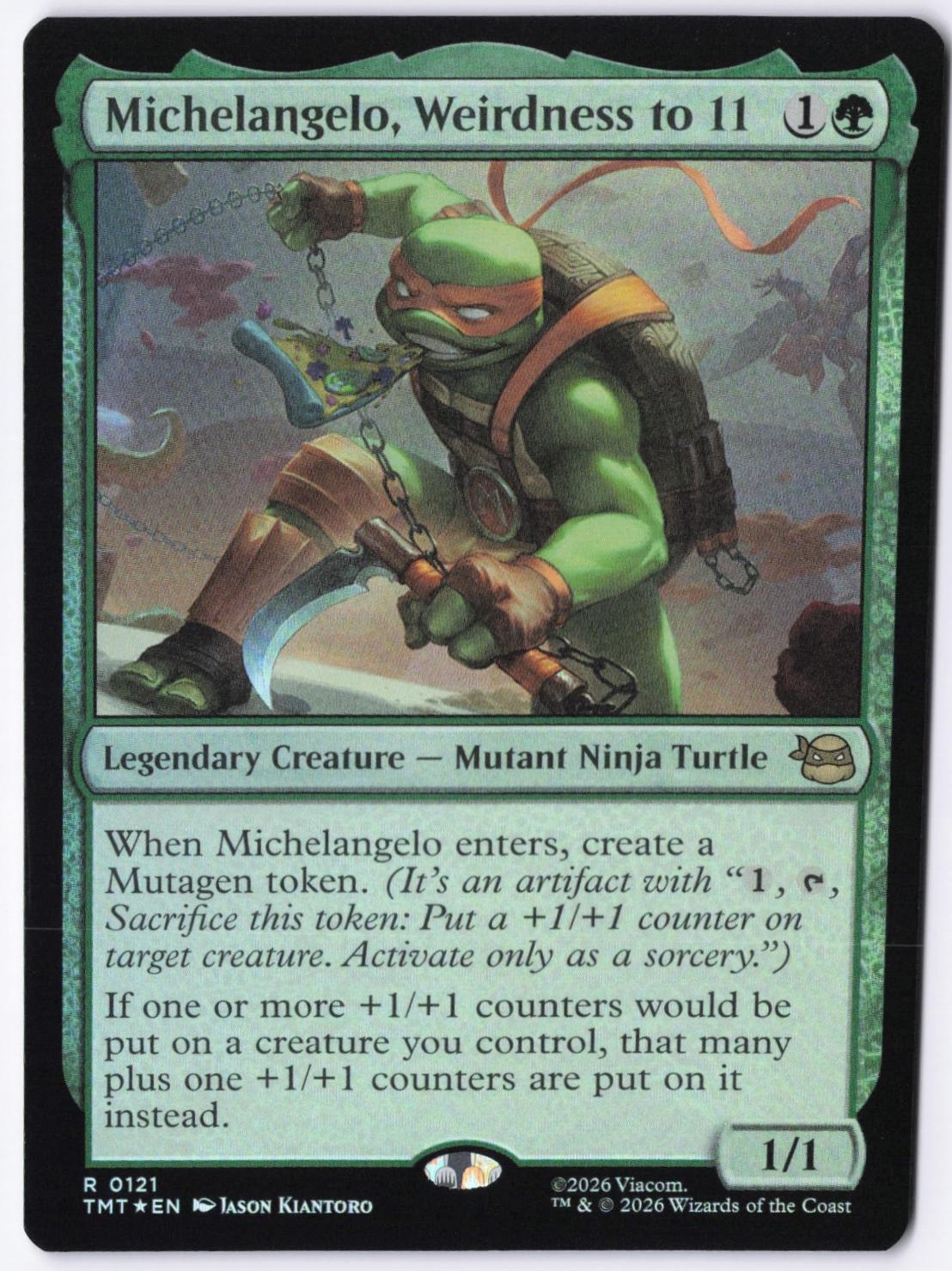 ミャー様 Michelangelo, Weirdness to 11 [Foil] #121 Prices | Magic Teenage