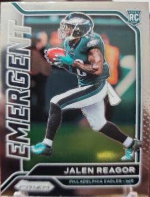 Jalen Reagor #9 Football Cards 2020 Panini Prizm Emergent