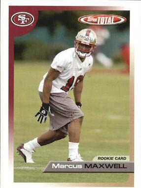 Marcus Maxwell #499 Football Cards 2005 Topps Total